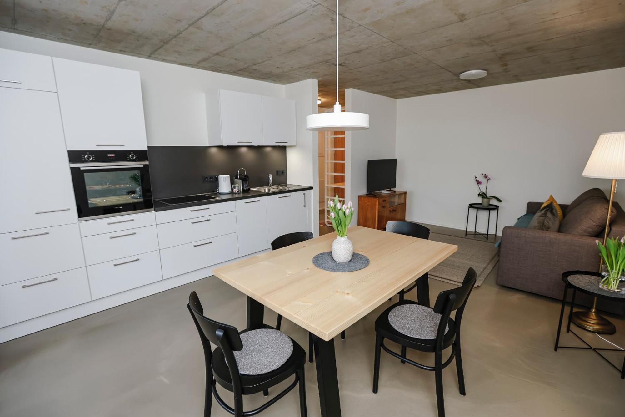 Boutique Apartments Lustenau Nachhaltige Kuehlung Ueber Erdsonde Und Fussbodenkuehlung Bilik gambar
