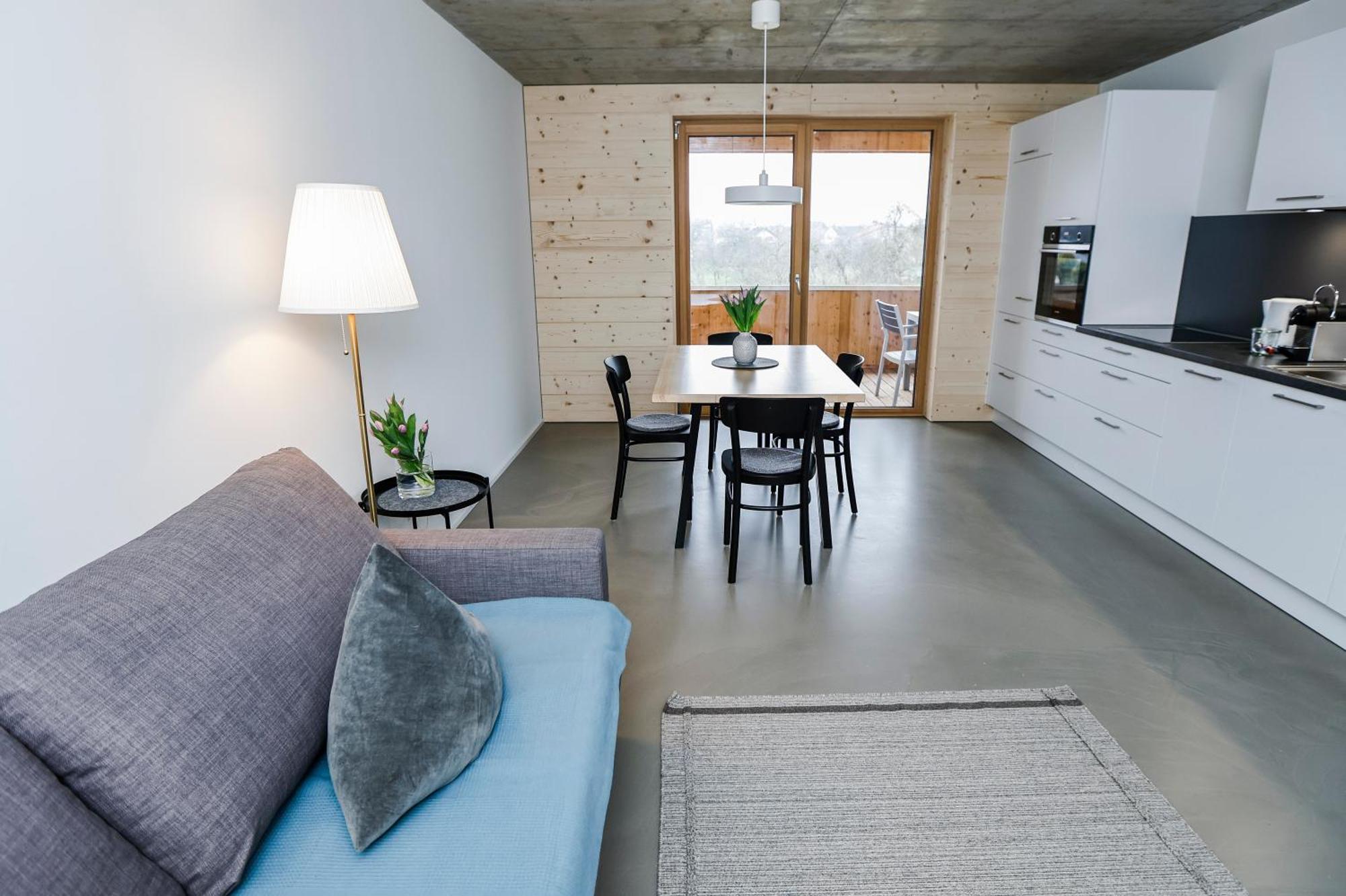Boutique Apartments Lustenau Nachhaltige Kuehlung Ueber Erdsonde Und Fussbodenkuehlung Bilik gambar